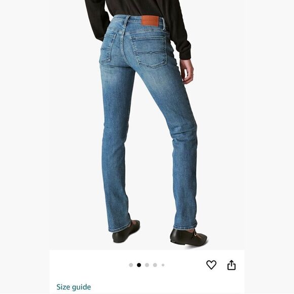 NWT Lucky Brand “Sweet Jean” Straight Curvy Mid Rise Med Wash Denim Jeans - Picture 4 of 16